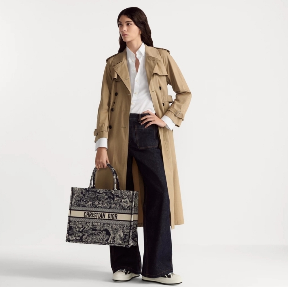 Auth Dior Book Tote Large Bag - Picture 7 of 14